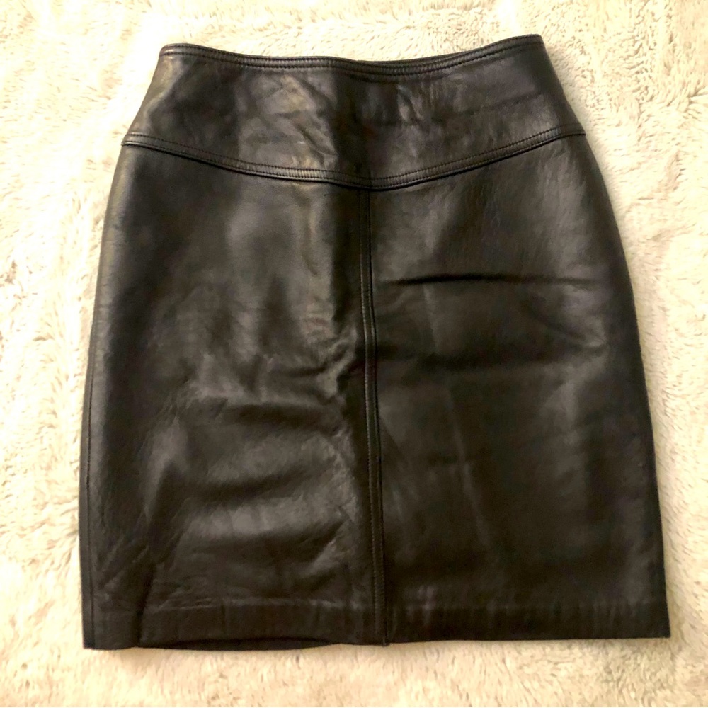 Leather Mini Skirt